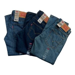 Levi Strauss 550 Relaxed Fit Jeans Size 8 Husky